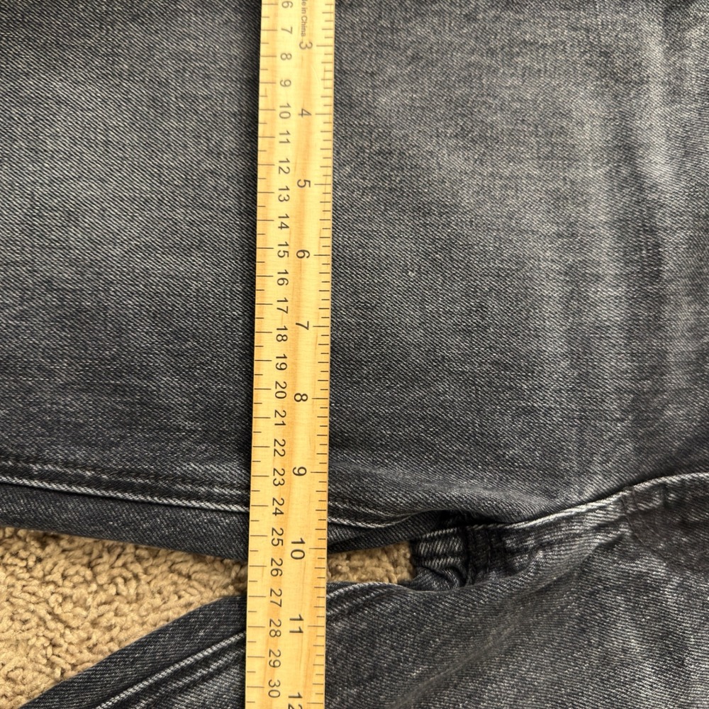 GRLFRND‎ Womens High Rise Flare Jeans Faded Black Denim Made in LA Size 28 AA30 - Picture 5 of 7